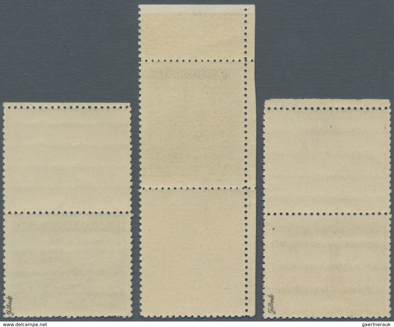 Dt. Besetzung II WK - Böhmen Und Mähren: 1939, 6 Marken Mit Waager./senkr. Leerfeldern, Tadellos Pos - Bezetting 1938-45