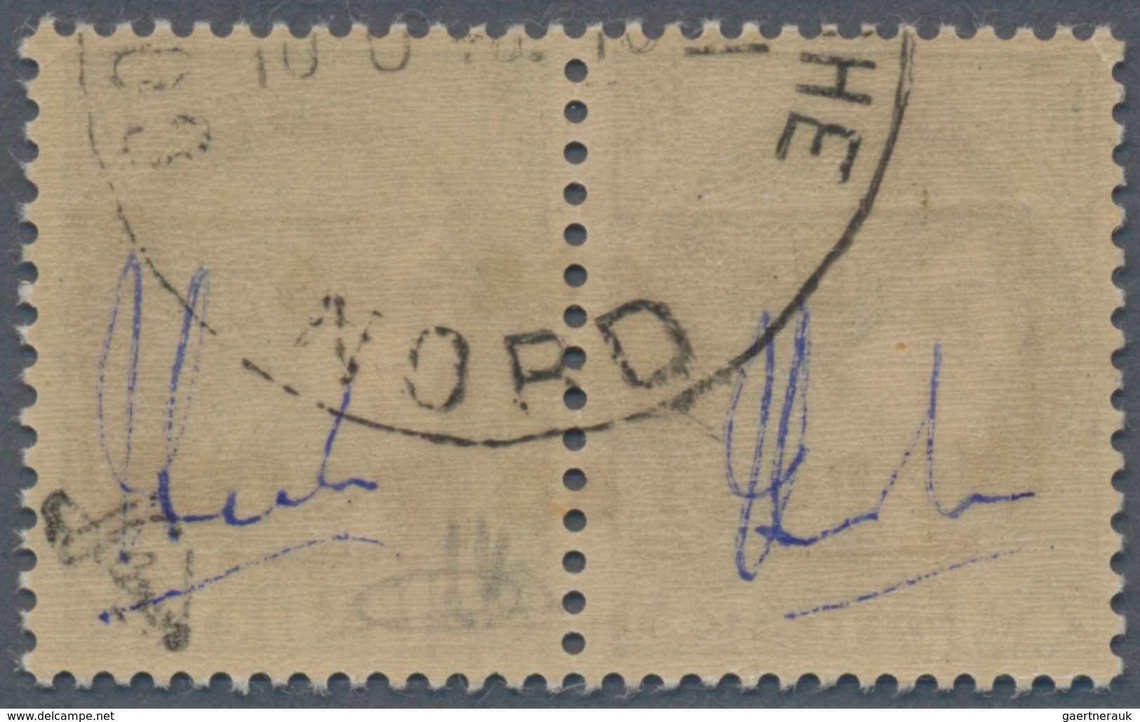 Dt. Besetzung II WK - Frankreich - Dünkirchen: 1940, 2.50 Fr. Schwärzlichgrün "Ceres", Waagerechtes - Occupation 1938-45