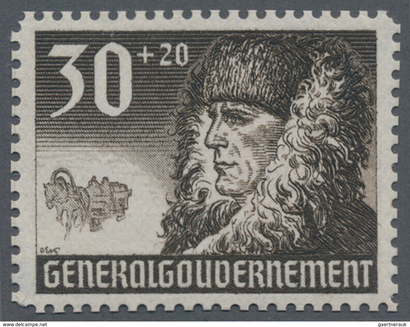 Dt. Besetzung II WK - Generalgouvernement: 1940, 30 + 20 Gr. Jahrestag Vom Generalgouvernement, Prob - Occupation 1938-45