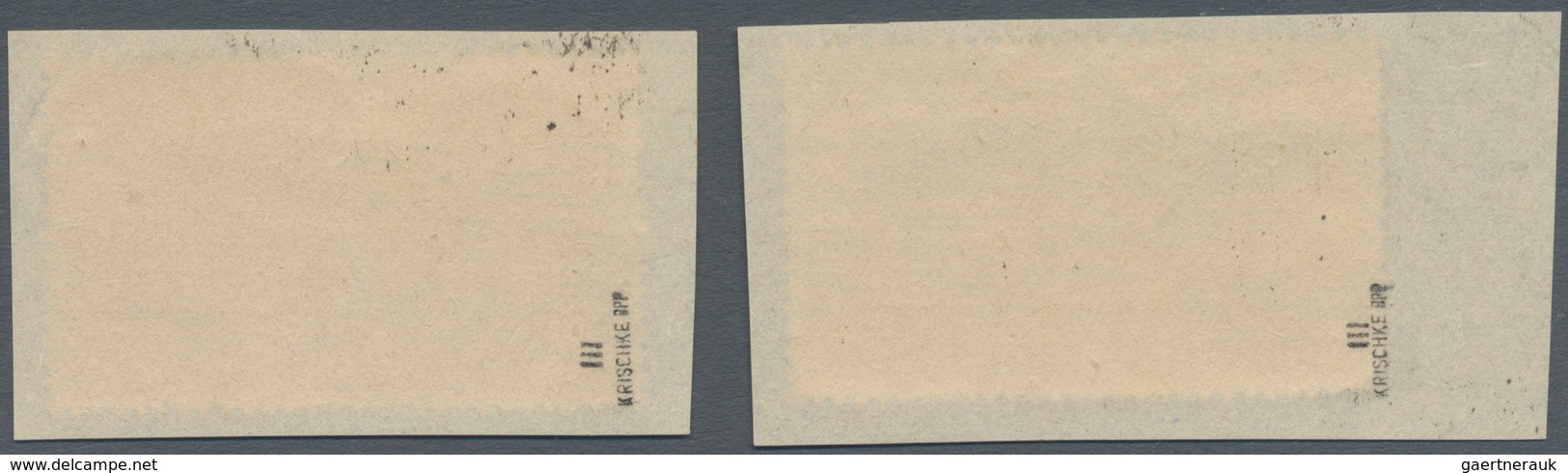 Dt. Besetzung II WK - Zara: 1943, Freimarken Von Italien 30 C Mit Zwei Verschiedenen Propaganda-Nebe - Besetzungen 1938-45