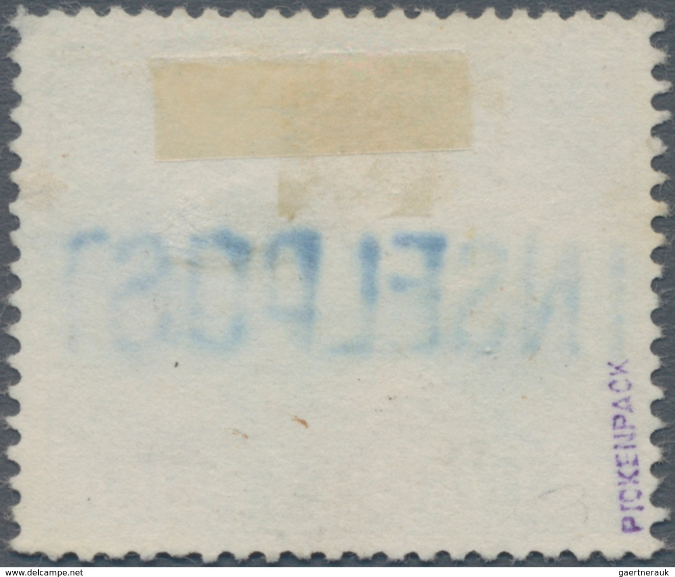 Feldpostmarken: INSEL LEROS: 1945, Luftfeldpostmarke Mit Schwarzblauviolettem Handstempelaufdruck (l - Sonstige & Ohne Zuordnung