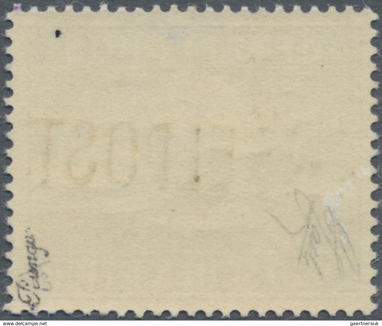 Feldpostmarken: 1945, Leros, Gezähnte Luftfeldpostmarke Mit Schwarzblauviolettem Aufdruck In Type II - Andere & Zonder Classificatie