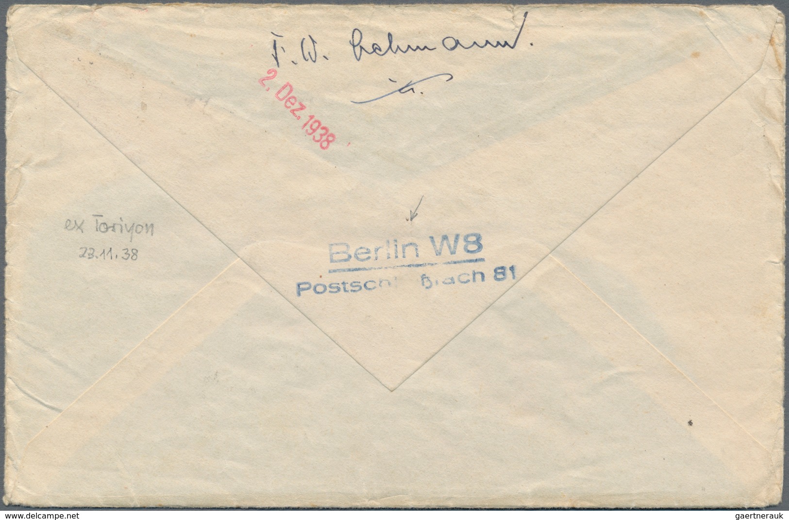 Feldpost 2. Weltkrieg: 1938, LEGION CONDOR, Freiwilligen-Brief Mit Zensiertem Inhalt über Deckadress - Sonstige & Ohne Zuordnung