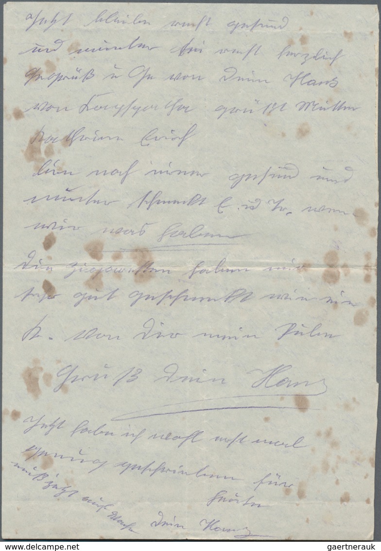 Feldpost 2. Weltkrieg: 1945, Inselpostumschlag Ohne Zulassungsmarke Vom 5.3.45 Nach Lemkenhafen/ Ins - Sonstige & Ohne Zuordnung