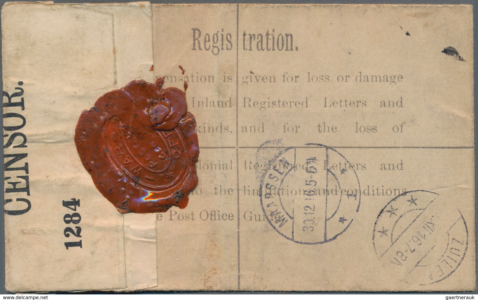 Kriegsgefangenen-Lagerpost: 1916, Camp Zuilen, Netherlands: Incoming Mail, Great Britain 3 D Red-bro - Autres & Non Classés