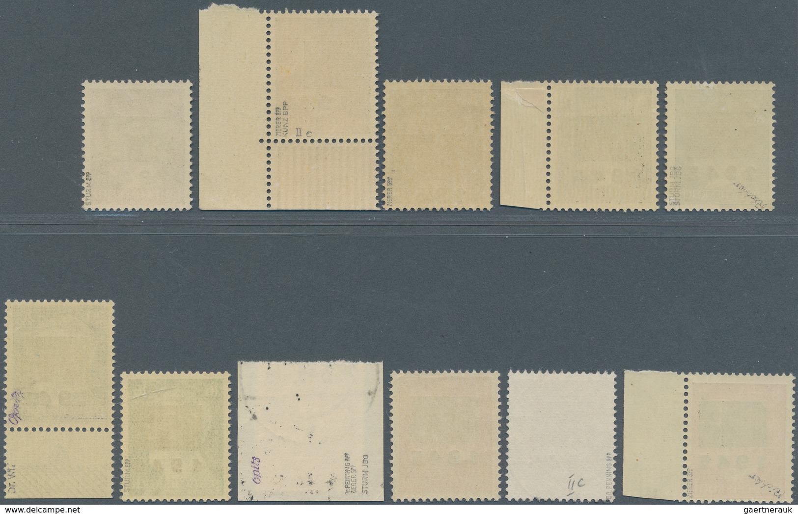 Deutsche Lokalausgaben Ab 1945: NETSCHKAU-REICHENBACH: 1945, Freimarken Hitlerkopf Mit Aufdruck Type - Other & Unclassified