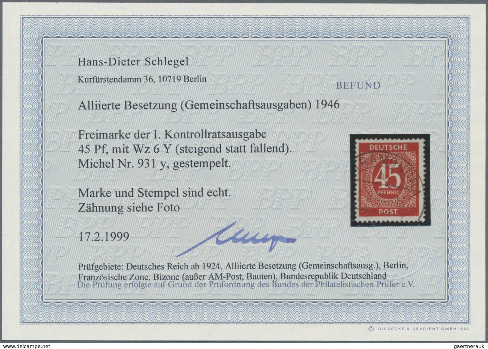 Alliierte Besetzung - Gemeinschaftsausgaben: 1946, Ziffer 10 Pf. Bis 1 RM, Bis Auf Die 2, 50 Und 60 - Other & Unclassified