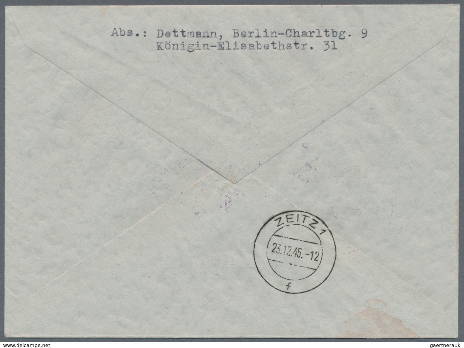 Alliierte Besetzung - Gemeinschaftsausgaben: 1946, Altershilfe Block-Paar, Je Auf Portogerechtem Fer - Other & Unclassified