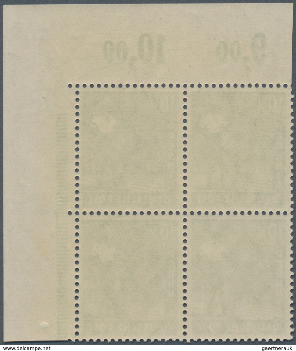 Alliierte Besetzung - Gemeinschaftsausgaben: 1947, 10 Pf Sämann Aus Der Rechten Oberen Bogenecke Nic - Autres & Non Classés