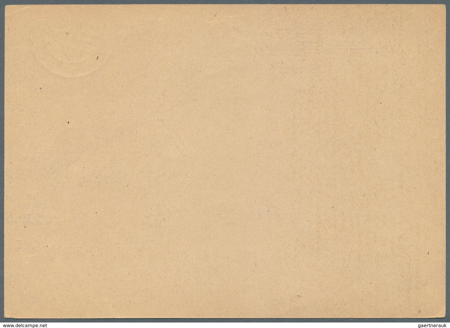 Alliierte Besetzung - Ganzsachen: 1946, Postkarte 5 Pf Grün Kontrollrat I, Gebraucht Als Ortskarte " - Andere & Zonder Classificatie