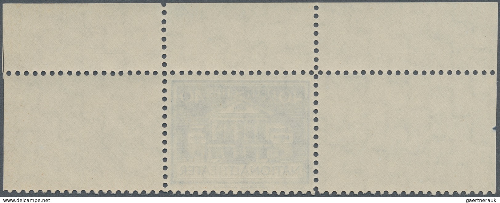 Sowjetische Zone - Thüringen: 1946, Einzelandruck 40 Pf Der Blockausgabe Nationaltheater Weimar In L - Sonstige & Ohne Zuordnung