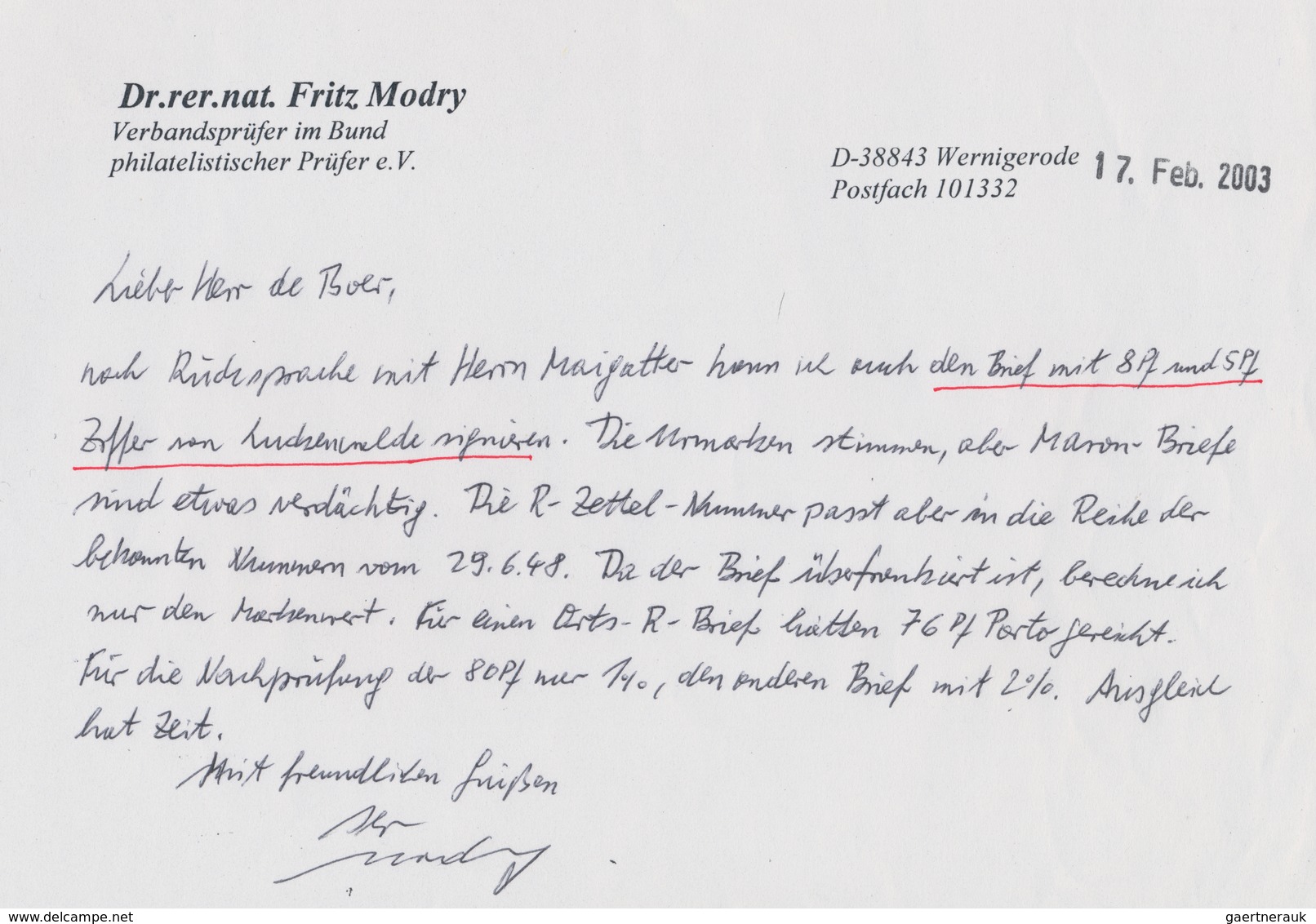 Sowjetische Zone - Bezirkshandstempel - VII - Bez. 36 (Potsdam): LUCKENWALDE: 6 Pf - 40 Pf Arbeiter - Other & Unclassified