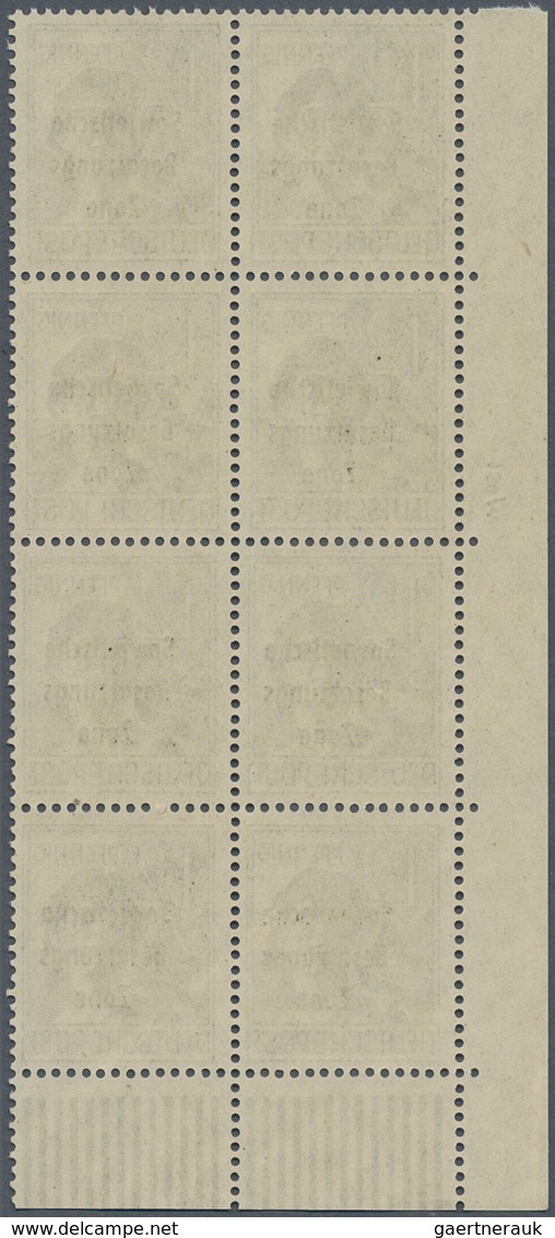 Sowjetische Zone - Allgemeine Ausgaben: 1948, 12 Pf. Graublau Mit Dreizeiligem Maschinenaufdruck Im - Andere & Zonder Classificatie