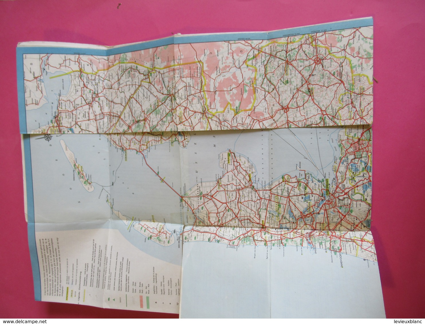 Toeristenatlas Van NEDERLAND / Falk Plan/ Cartografisch Instituut Bootsma/La Hague/HOLLANDE/ Vers 1960   PGC279 - Strassenkarten