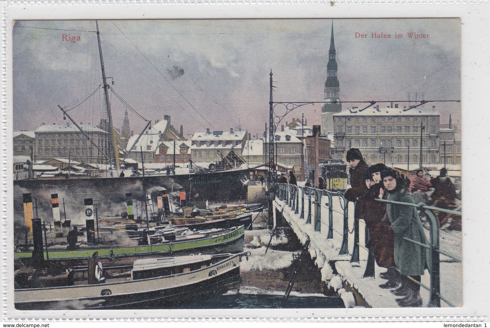 Riga. Der Hafen Im Winter. - Lettonia