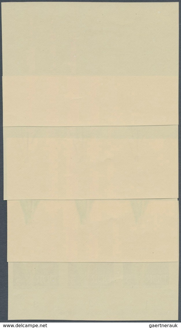 DDR: 1969, Geschützte Heimische Pflanzen 5 Pf. 'Märzenbecher (Leucojum Vernum)' In 4 Verschiedenen U - Lettres & Documents