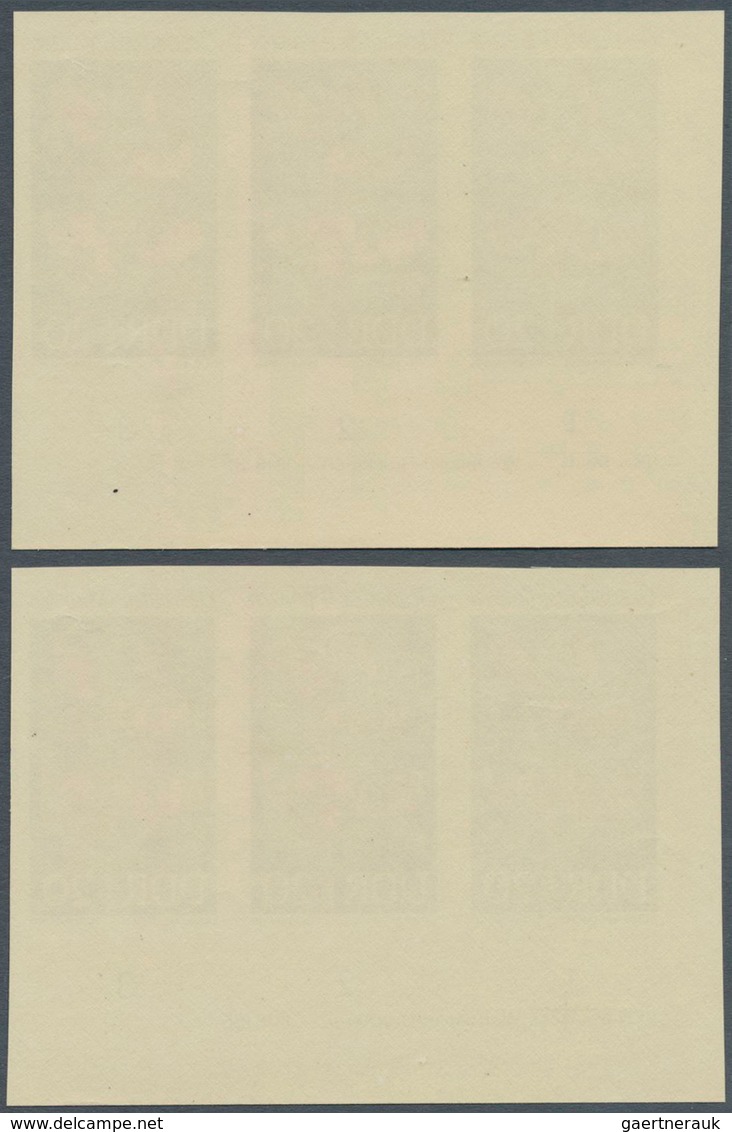 DDR: 1969, Geschützte Heimische Pflanzen 20 Pf. 'Türkenbund (Lilium Martagon)' In 5 Verschiedenen Un - Covers & Documents