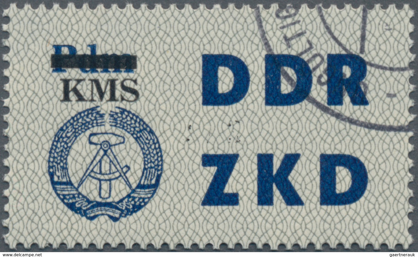 DDR - Dienstmarken C (Laufkontrollzettel ZKD): 1964, Laufkontrollzettel, KMS Auf Pdm, ABART "KONTROL - Andere & Zonder Classificatie