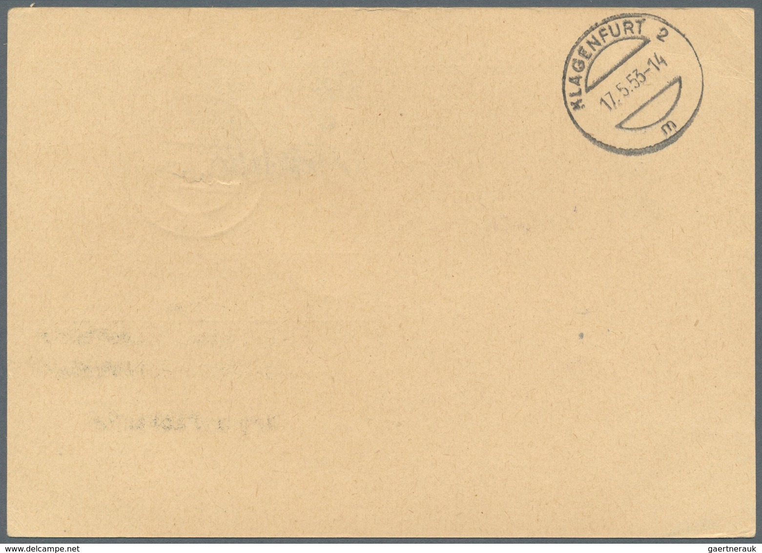 DDR - Ganzsachen: 1953, Postkarte 20 Pf Karminrot Kollwitz, Gebraucht Mit 10 Pf Zfr Als Lp-Karte Von - Autres & Non Classés