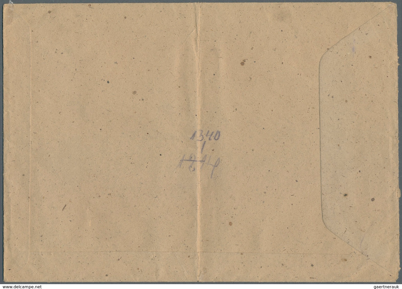 Berlin: 1949: Umschlag Ca. 23 X 16,4 Cm Als Orts-Doppelbrief Tarif II  20 Pf. Mit 20 Pf. Rotaufdruck - Sonstige & Ohne Zuordnung