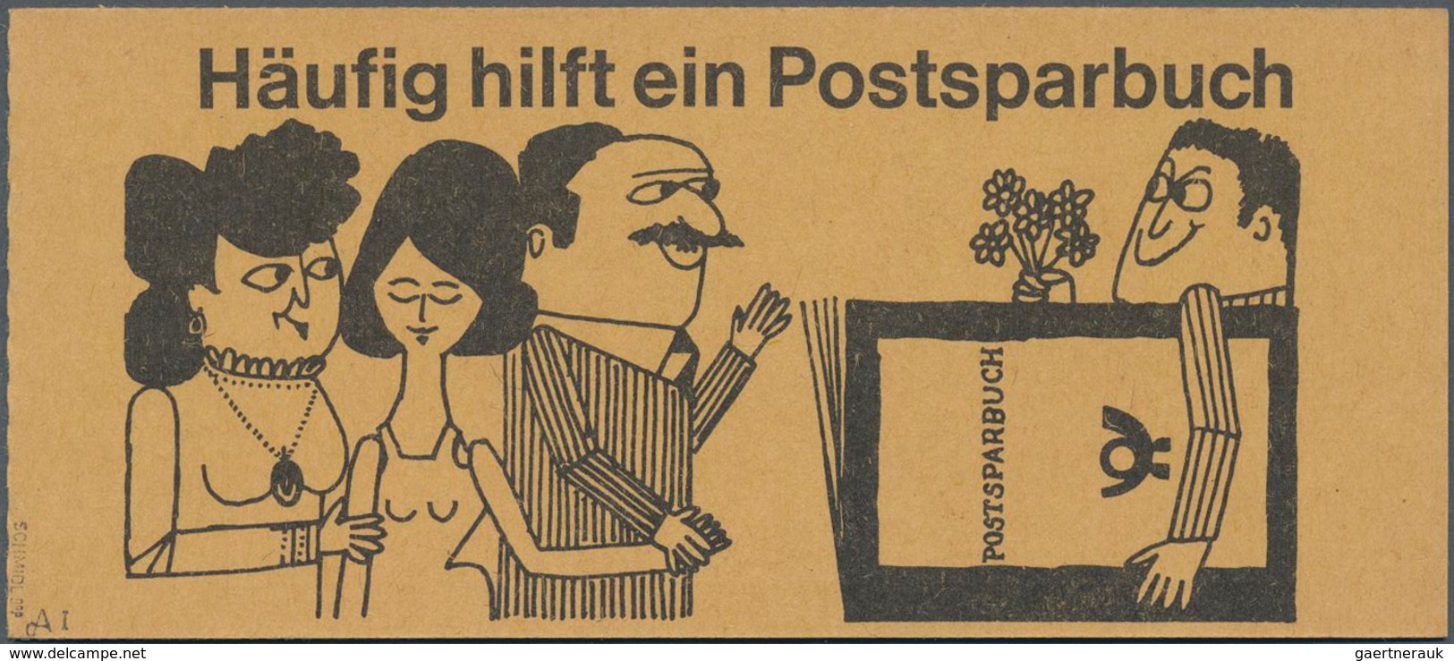 Berlin - Markenheftchen: 1962, Markenheftchen "Dürer" Mit Reklame "Postsparbuch", Tadellos Postfrisc - Markenheftchen
