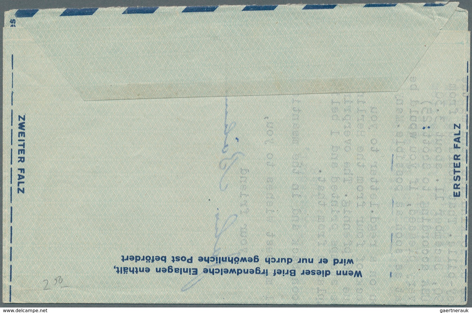 Berlin - Ganzsachen: 1948/49, Lot Von 4 Luftpostfaltbriefen 100 Pf, Posthorn Mit Doppellinie, Versch - Autres & Non Classés