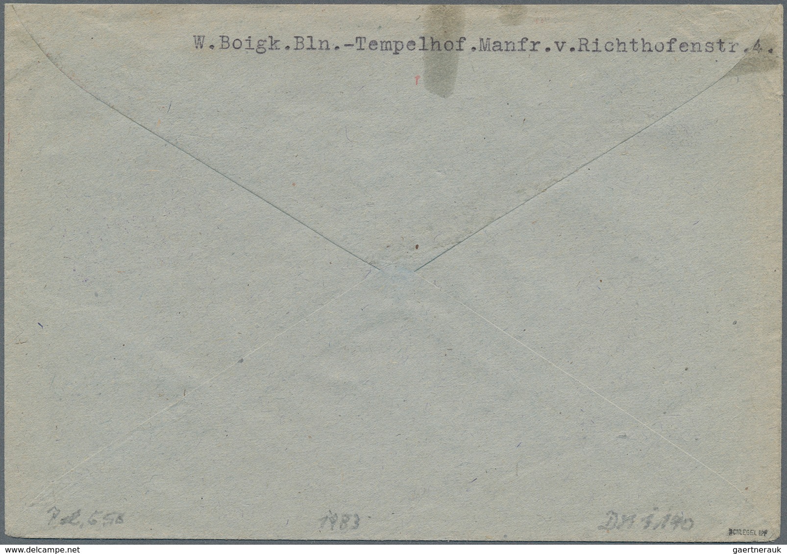 Berlin - Besonderheiten: Ortsbf. Ab Berlin-Tempelhof 2 Vom 12.7.48 An Den Magistrat Von Groß Berlin - Other & Unclassified