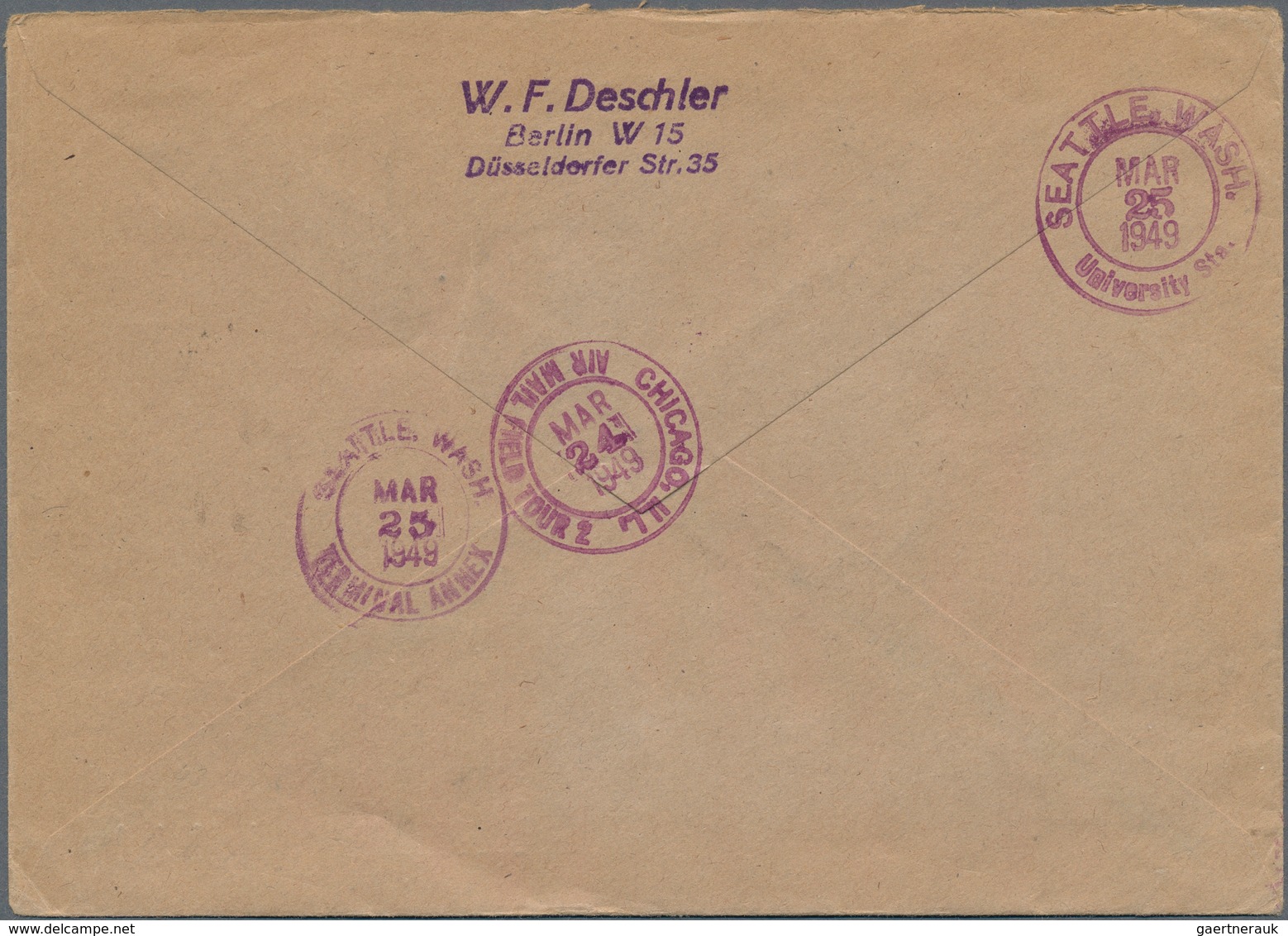 Französische Zone - Baden: 1949. Luftpost-R-Brief Mit Rot-Kreuz-Block Und Kpl. Rot-Kreuz-Satz (gezäh - Autres & Non Classés