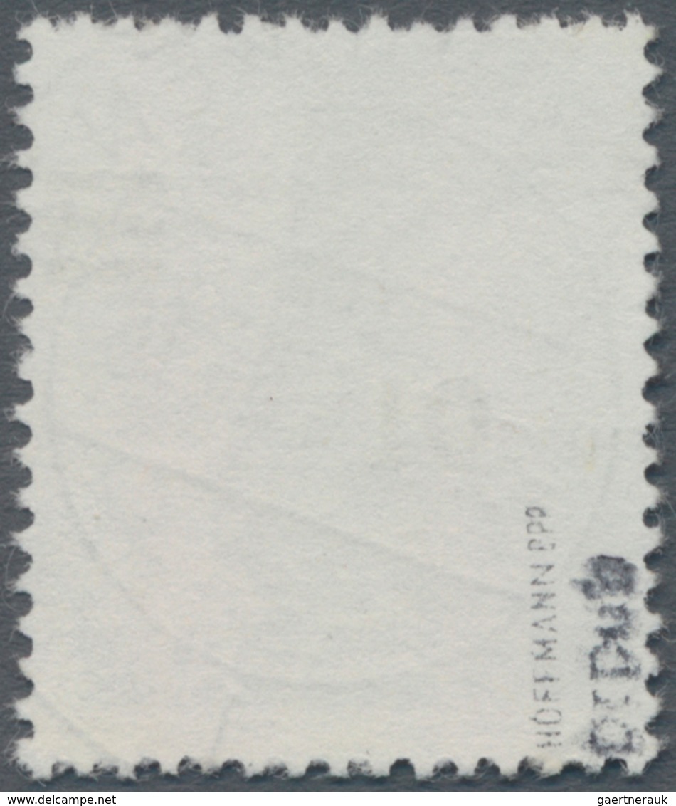 Saarland (1947/56): 1947, Freimarke 10 Cent Auf 2 Pfg. Mit Kopfstehendem Aufdruck, Zentrisch Klar En - Unused Stamps