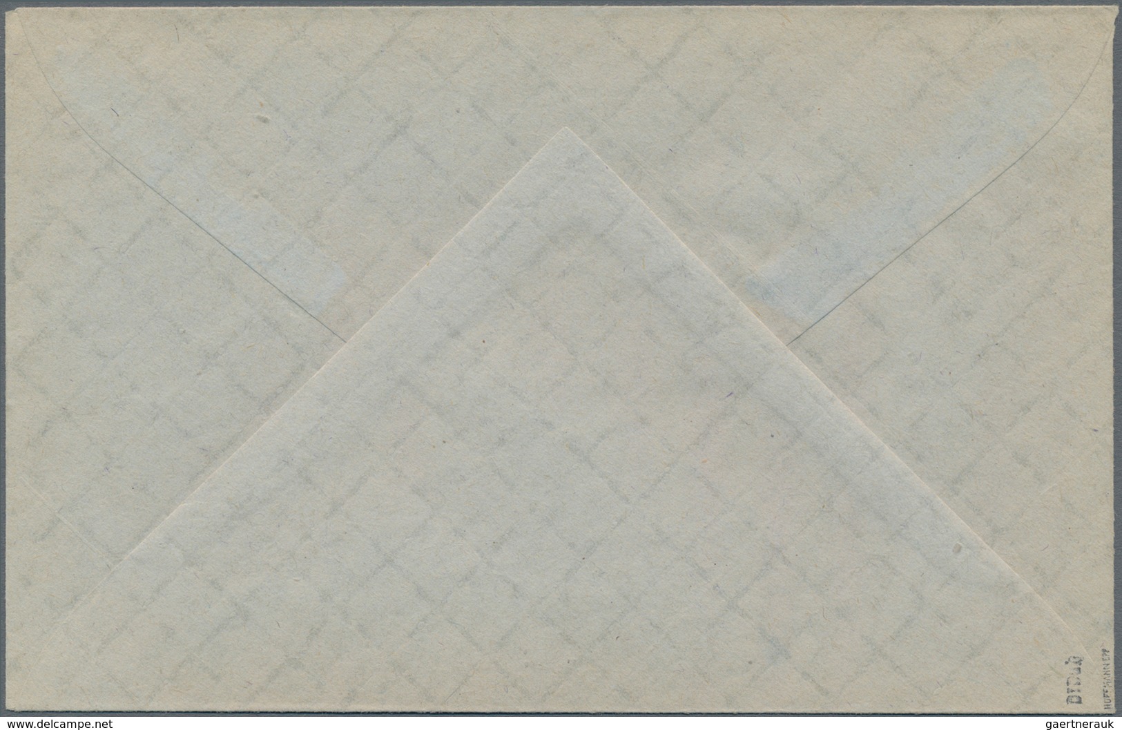 Saarland (1947/56): 1947, Freimarke 3 F Auf 15 Pfg. Mit Kopfstehendem Aufdruck Auf Blanko-Brief, Fot - Neufs