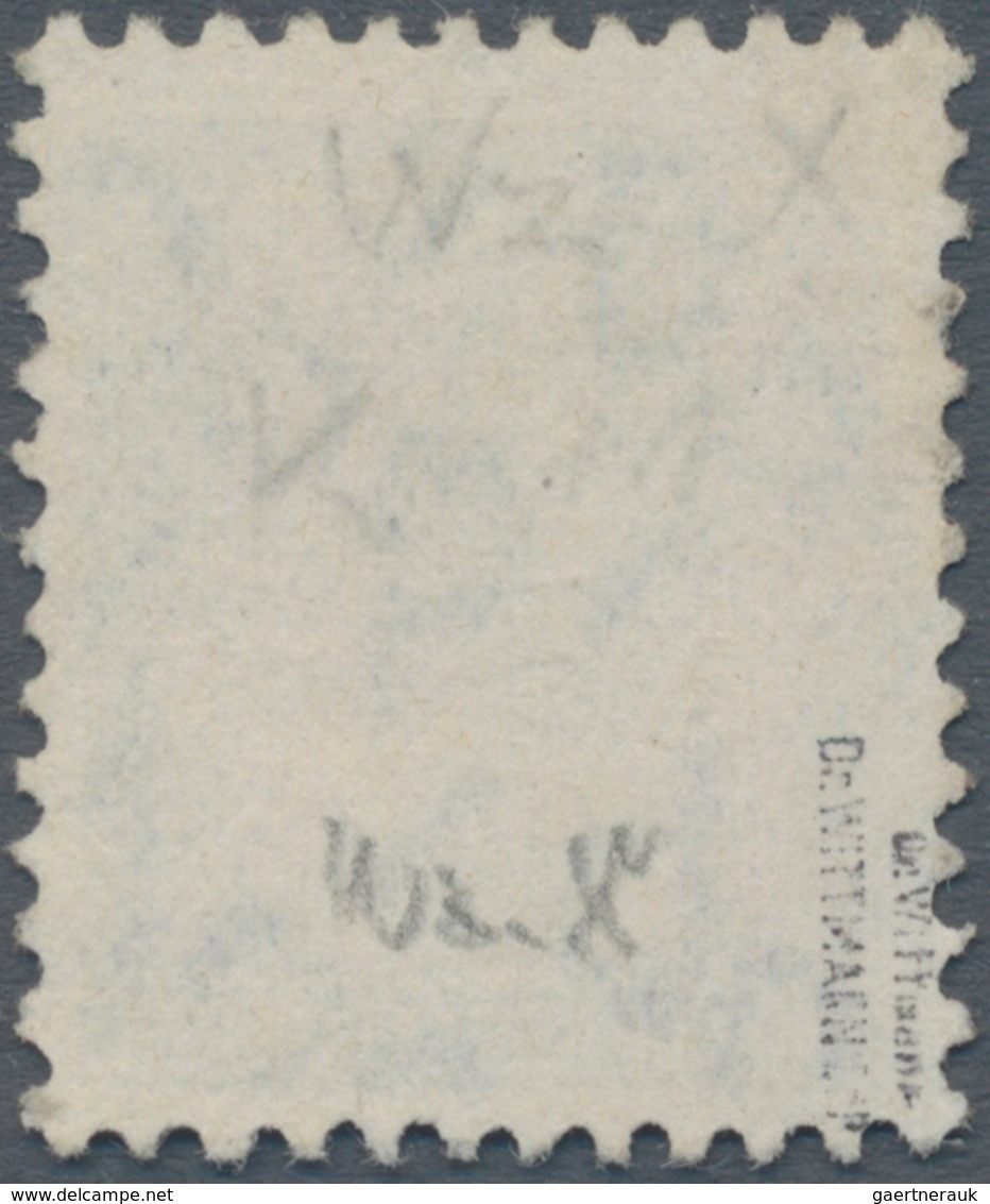 Bizone: 1948, Freimarke Bauten, 8 Pf. Schwarzblau, Kammzähnung 11¼ : 11, Mit Wasserzeichen X, Gestem - Other & Unclassified