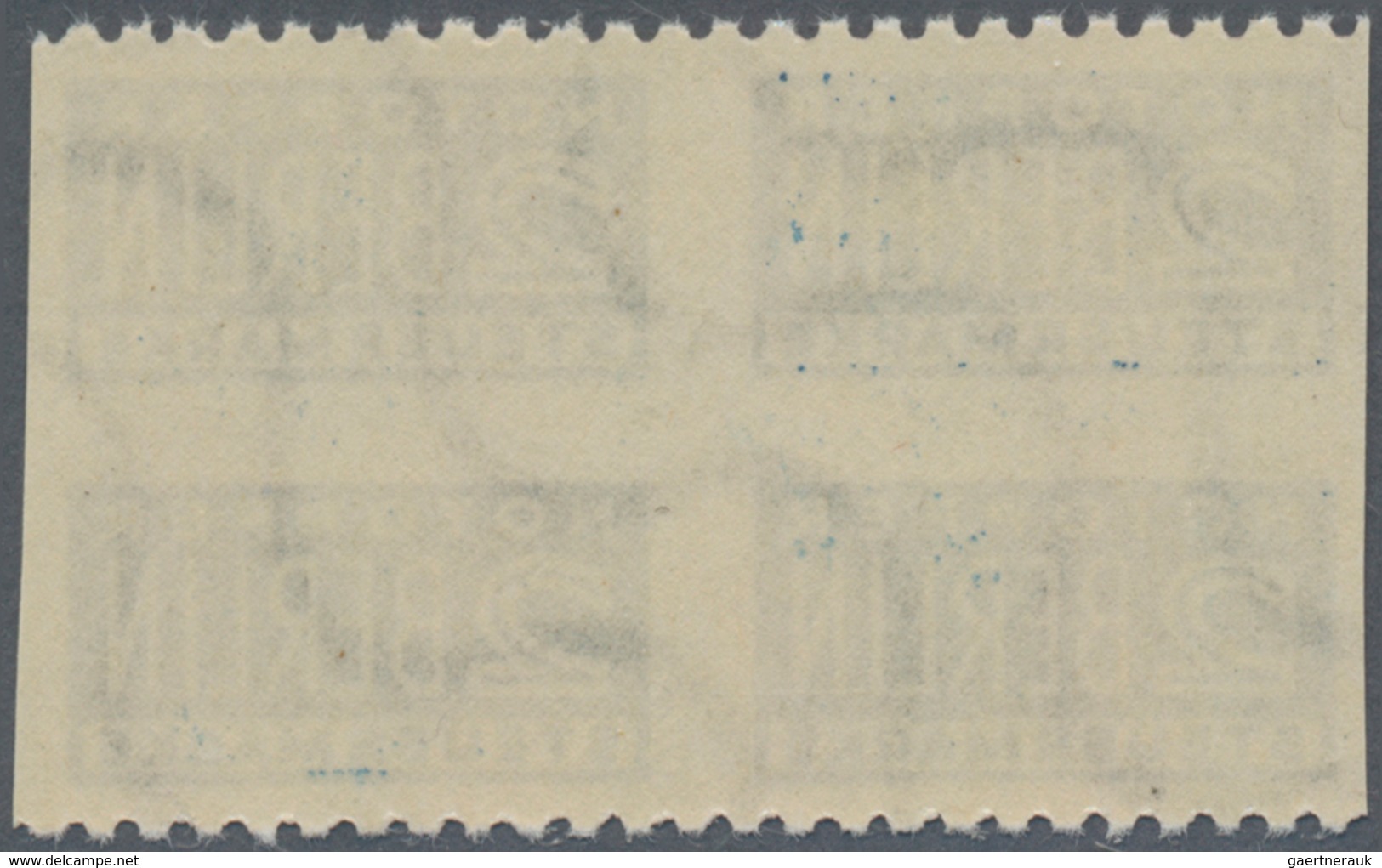 Bizone - Zwangszuschlagsmarken: 1948, 2 Pf Notopfermarke Im 4er-Block Senkr. Ungezähnt Postfrisch, L - Autres & Non Classés