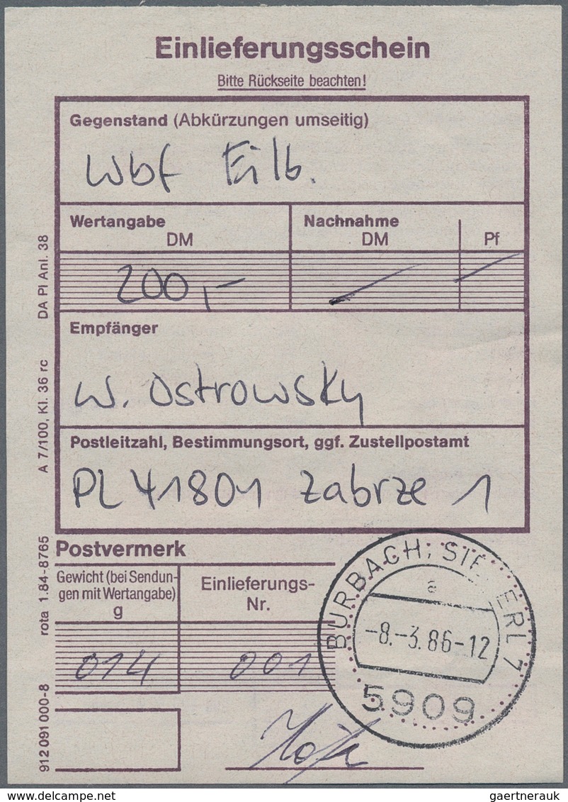 Bundesrepublik Und Berlin - Postkrieg: 1986, 2 X 80 Pf Bundeswehr Sowie 50 Pf U. 60 Pf Burgen U. Sch - Other & Unclassified