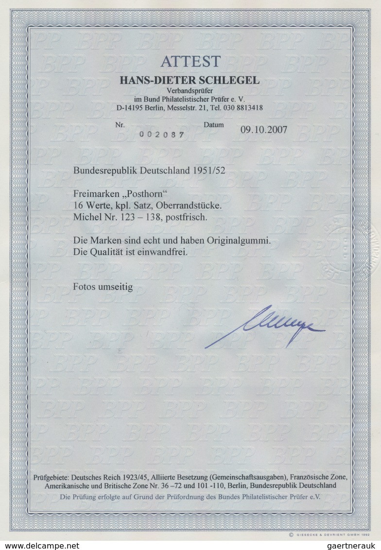 Bundesrepublik Deutschland: 1950, 30 Pfg. Wohlfahrt Im Waagerechten Paar Als Portogerechte Mehrfachf - Sonstige & Ohne Zuordnung