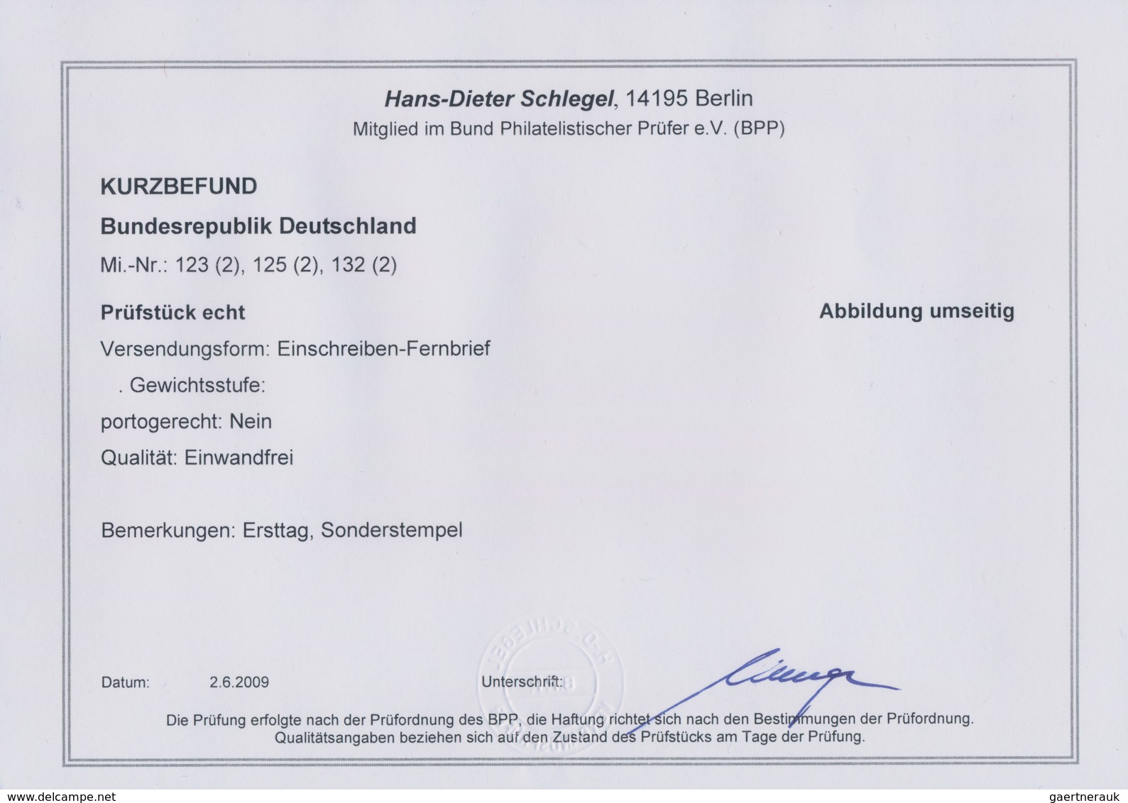 Bundesrepublik Deutschland: 1951, 2 Pf, 5 Pf Und 30 Pf Posthorn, Je Zweimal Auf Nicht Portogerechtem - Sonstige & Ohne Zuordnung