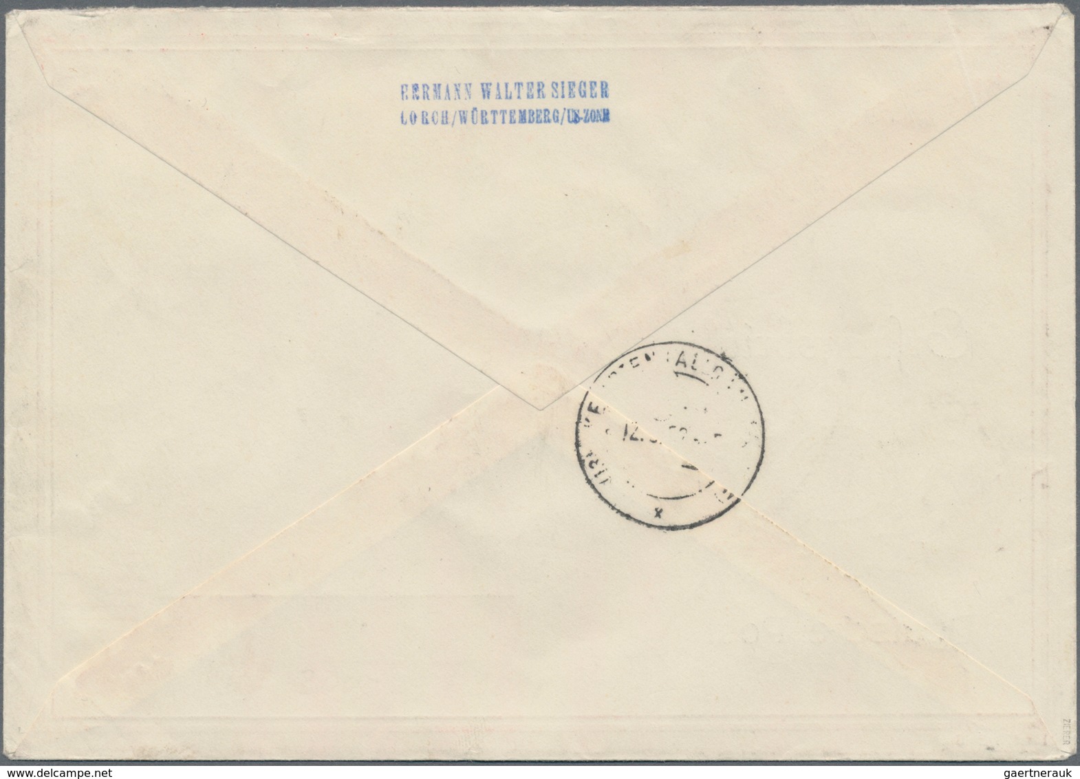 Bundesrepublik Deutschland: 1951/1952. Absolut Perfekte Luxus FDC Serie. 5x "Sieger"-FDC's, 40+60 Pf - Other & Unclassified