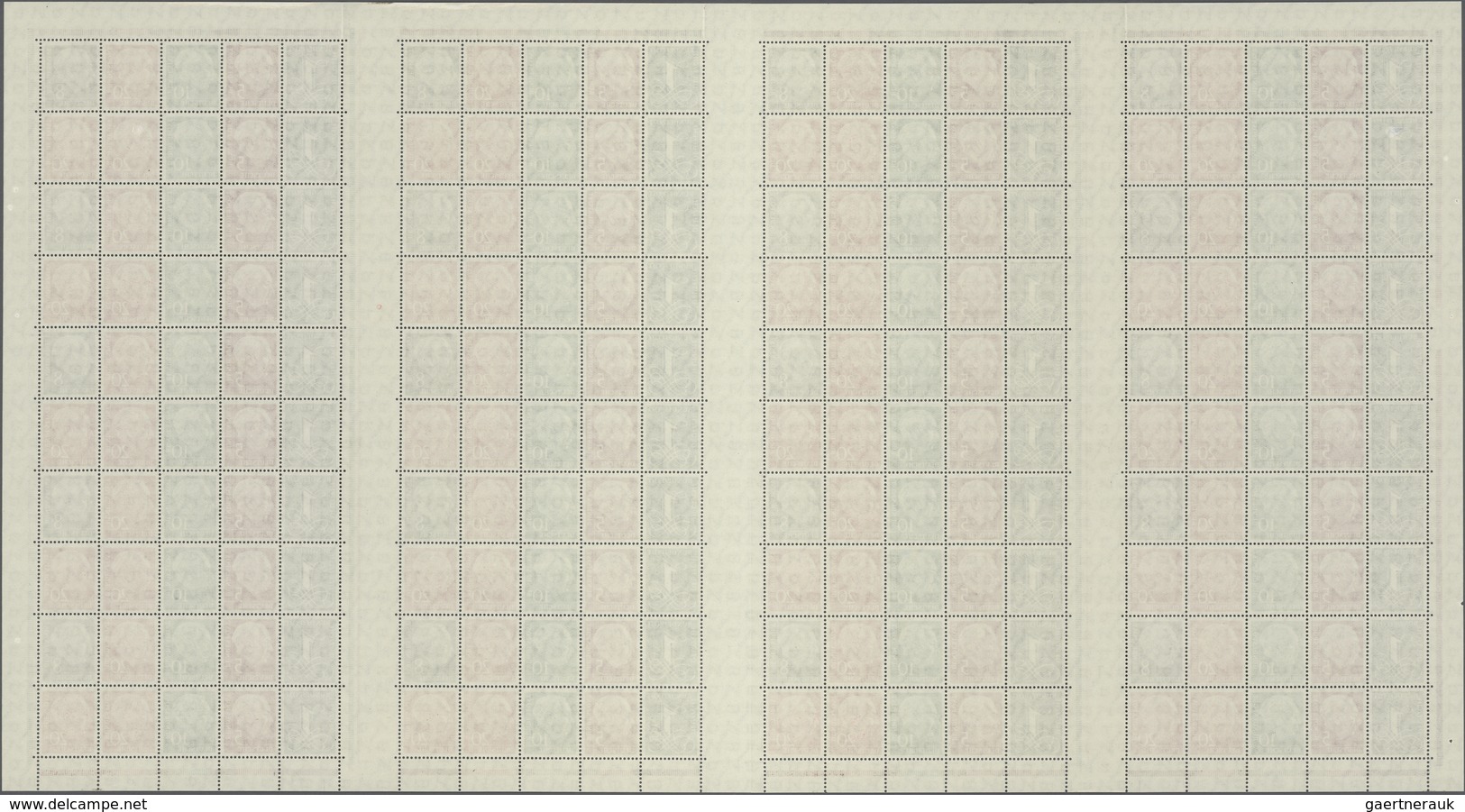 Bundesrepublik - Markenheftchenbogen: 1960, Heuss Markenheftchenbogen Liegendes Wasserzeichen In Typ - Sonstige & Ohne Zuordnung