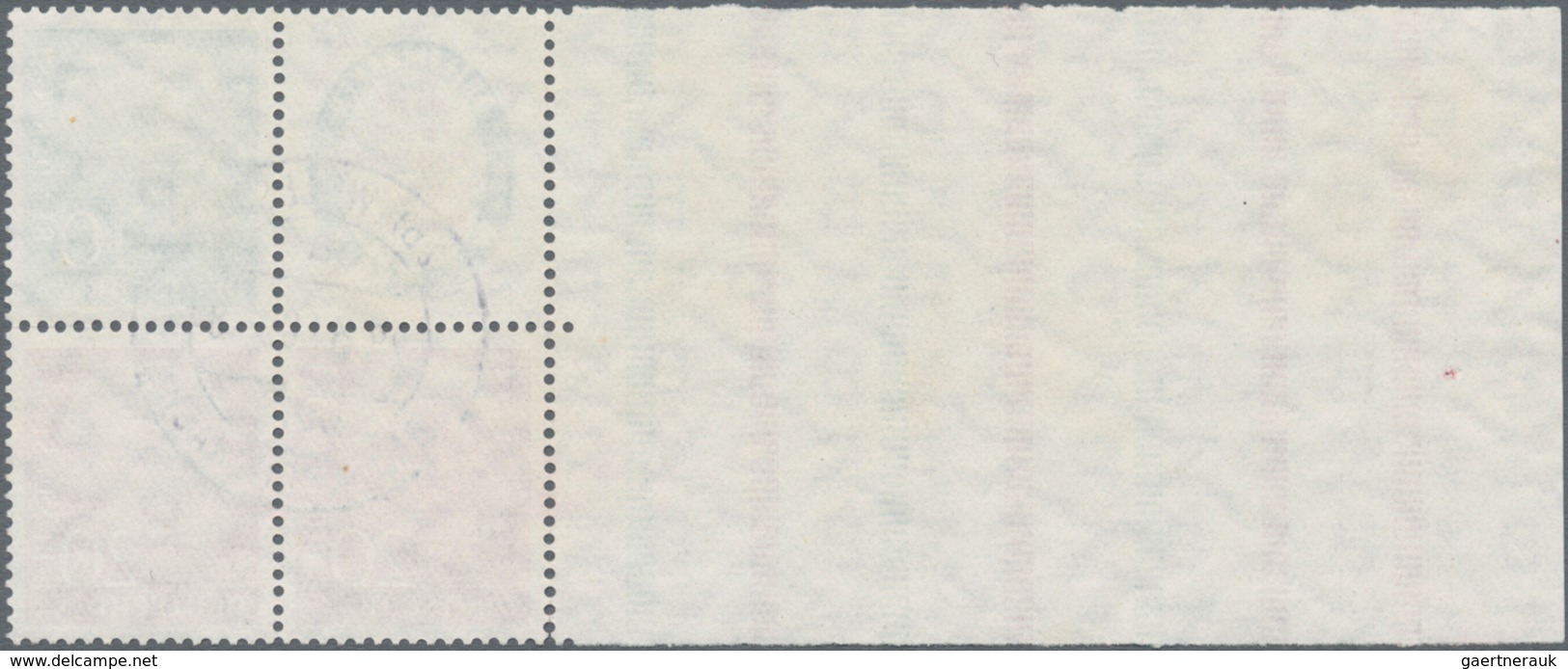 Bundesrepublik - Zusammendrucke: 1955, Heuss Randleiste + R 1+ 10 Pfg. Sowie Randleiste + 20 Pfg. Zu - Se-Tenant