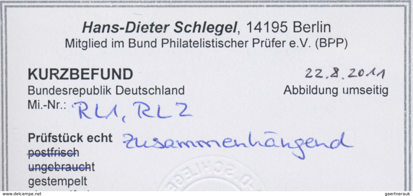 Bundesrepublik - Zusammendrucke: 1955, Heuss Randleiste + R 1+ 10 Pfg. Sowie Randleiste + 20 Pfg. Zu - Se-Tenant