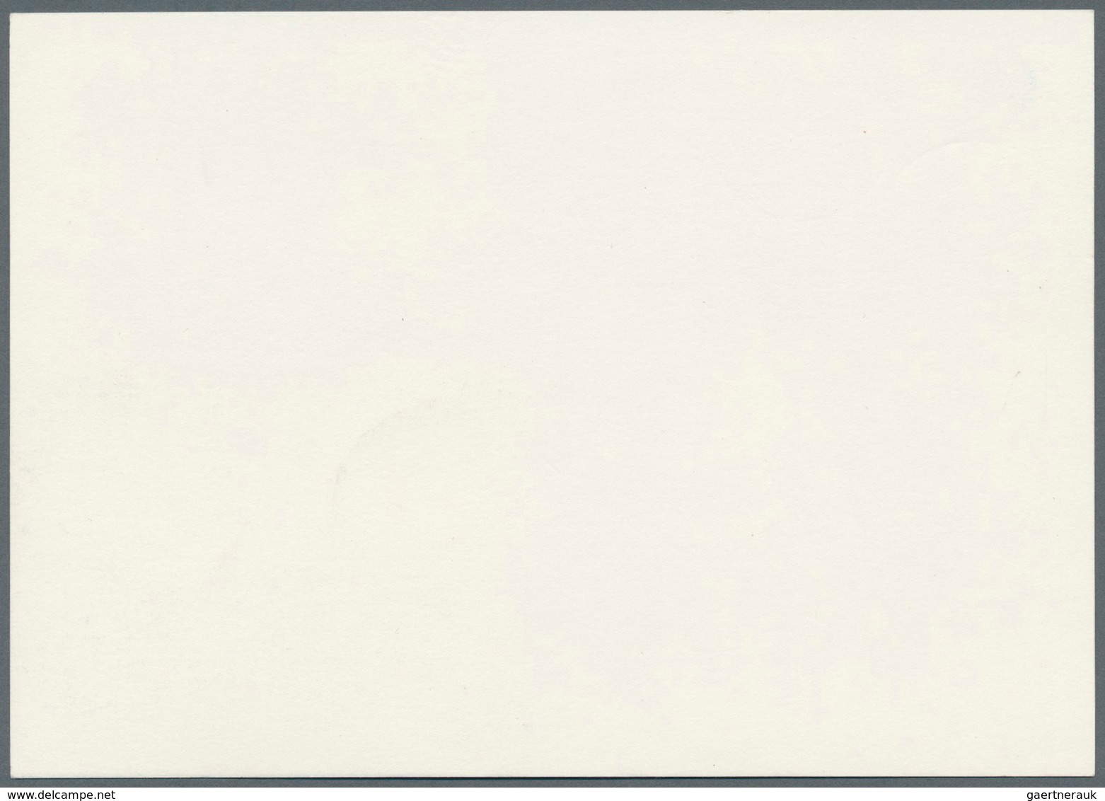 Bundesrepublik - Ganzsachen: 1974, Probedruck Für Bildpostkarte 12.74 Mit Bild "Kulmbach", Nicht-ver - Other & Unclassified