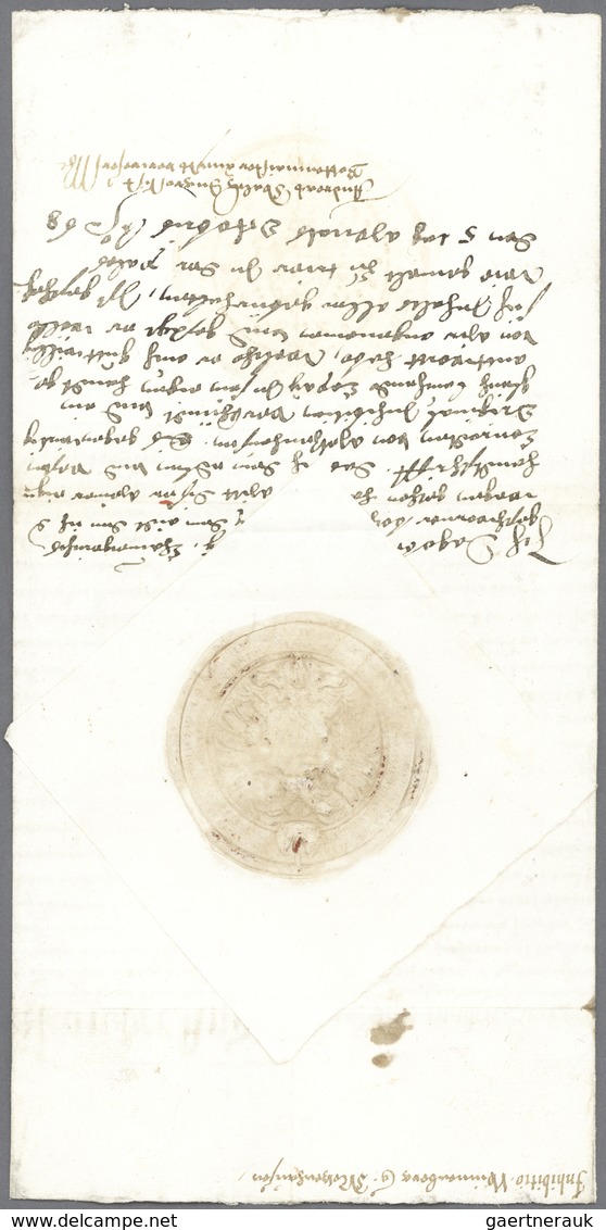 Autographen: 1568, MAXIMILIAN II., Kaiser Des Heiligen Römischen Reiches Deutscher Nation Von 1564-1 - Other & Unclassified