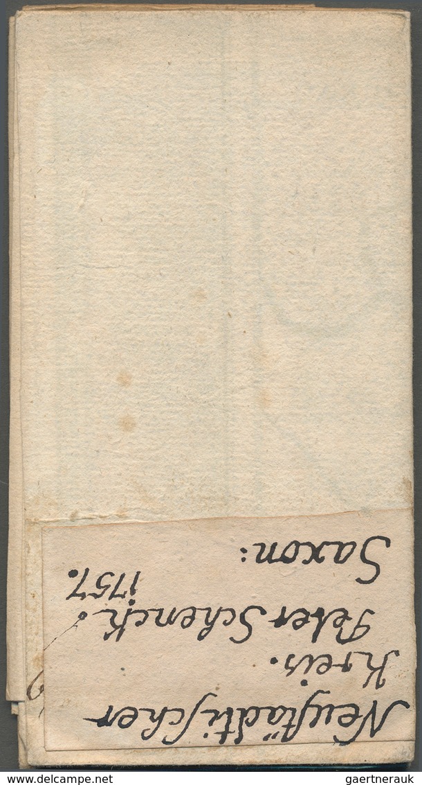 Landkarten Und Stiche: 1757, Accurate Geographische Delineation Des Zu Dem Churfürstenth Sachsen Ne - Geographie