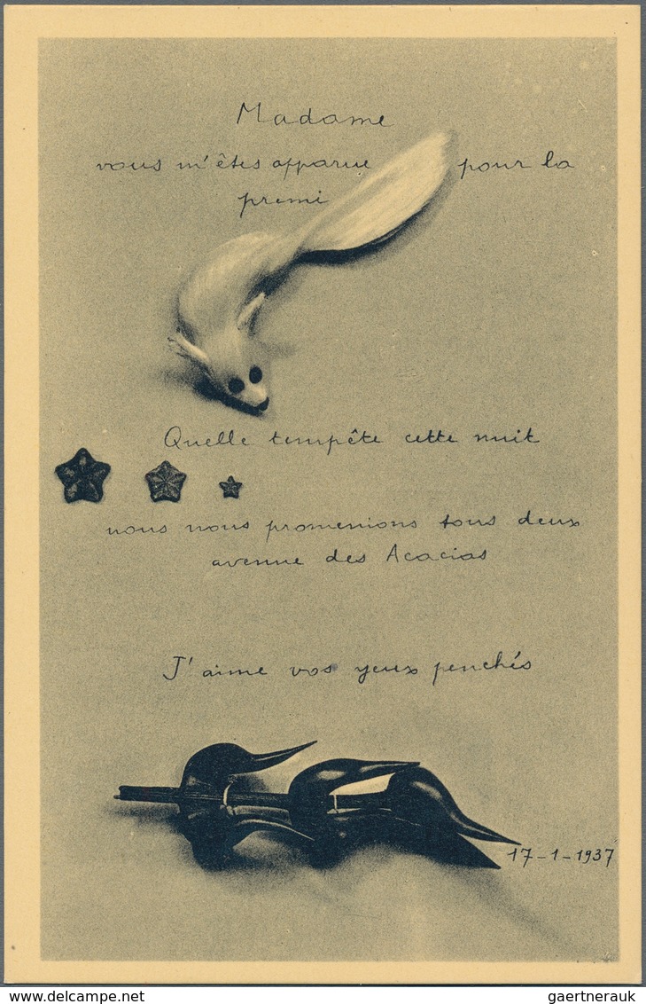 Ansichtskarten: Künstler / Artists: BRETON, André (1896-1966), Französischer Dichter, Schriftsteller - Ohne Zuordnung