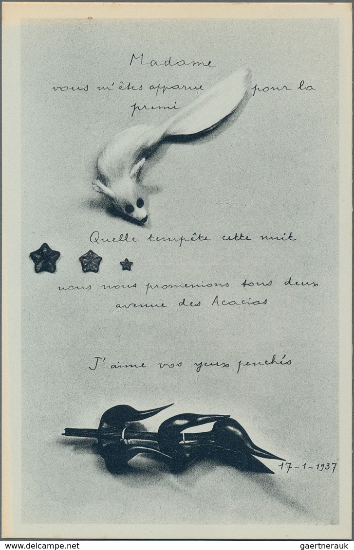 Ansichtskarten: Künstler / Artists: BRETON, André (1896-1966), Französischer Dichter, Schriftsteller - Unclassified