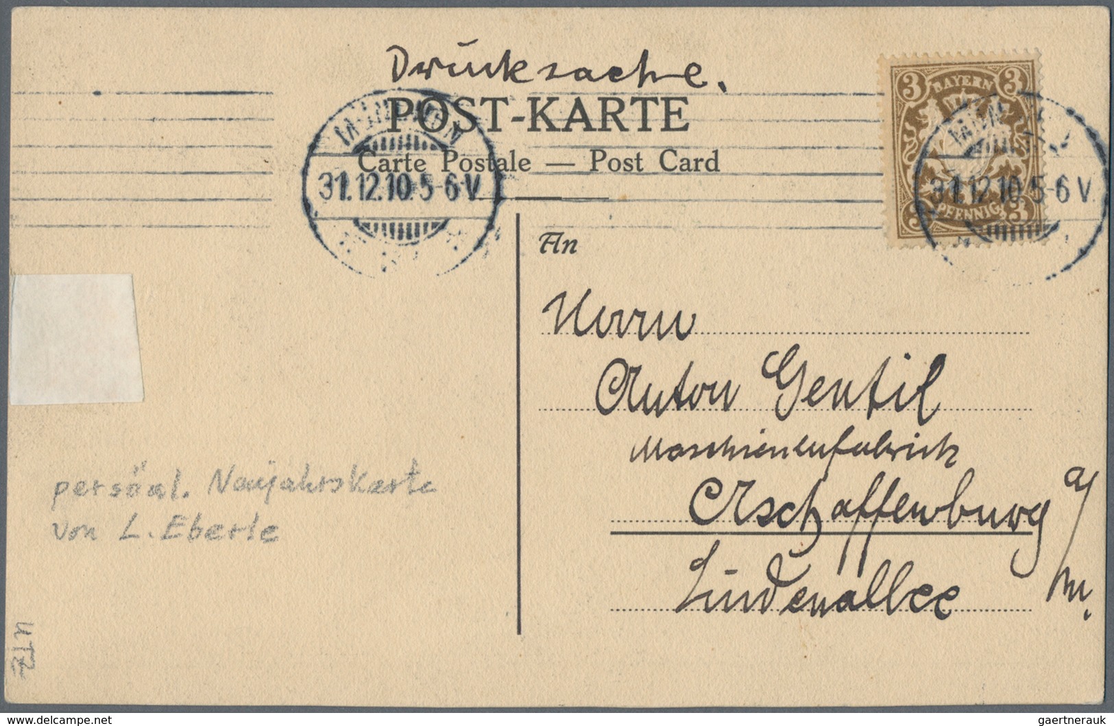 Ansichtskarten: Künstler / Artists: EBERLE, Ludwig (1883-1956), Deutscher Bildhauer, Medailleur, Mal - Ohne Zuordnung