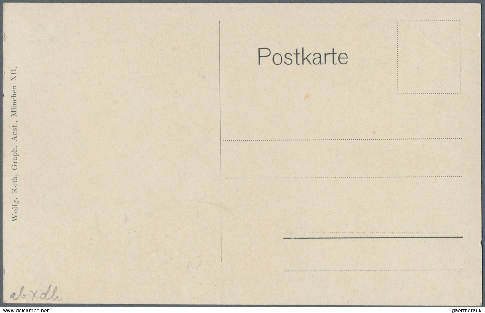 Ansichtskarten: Künstler / Artists: GEIS, Ludwig (1887-1966), Deutscher Bildhauer, Medailleur Und Ho - Unclassified