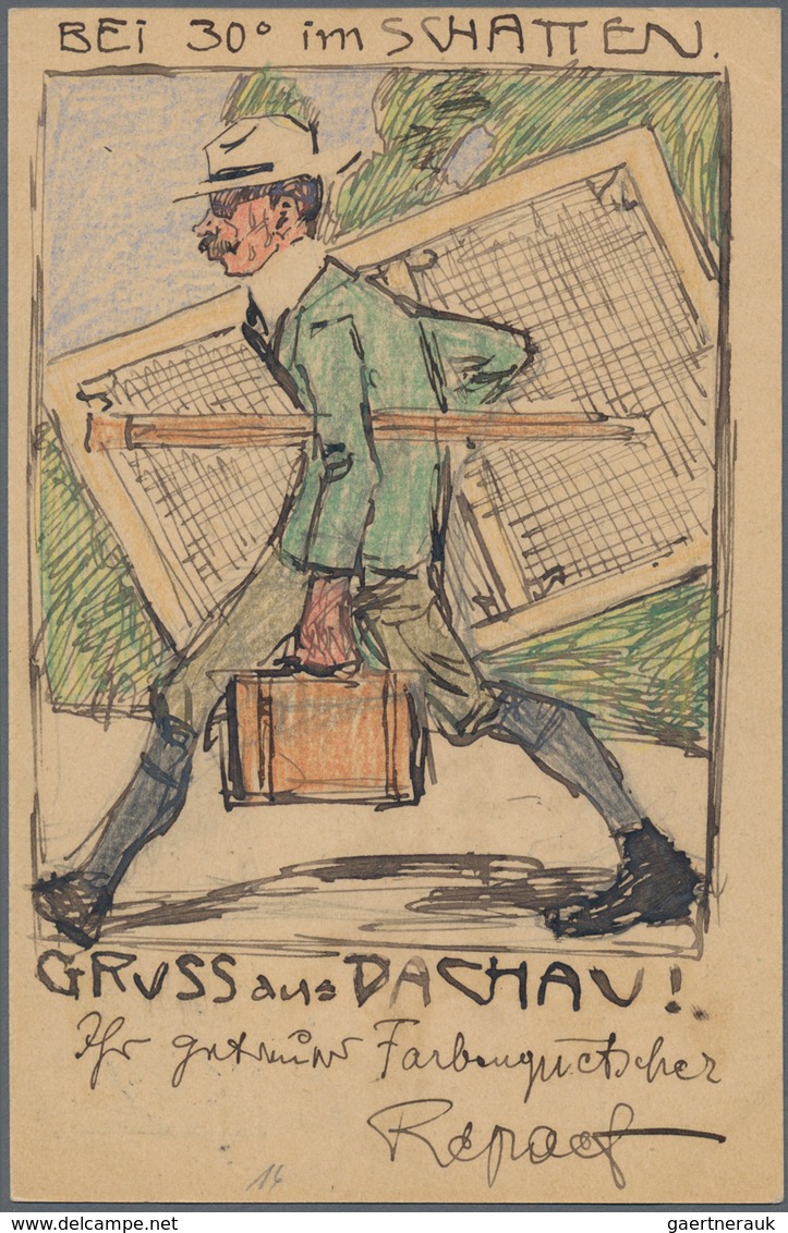 Ansichtskarten: Künstler / Artists: GRAF, Richard (1879-1945), Deutscher Maler Aus Der Dachauer Küns - Unclassified