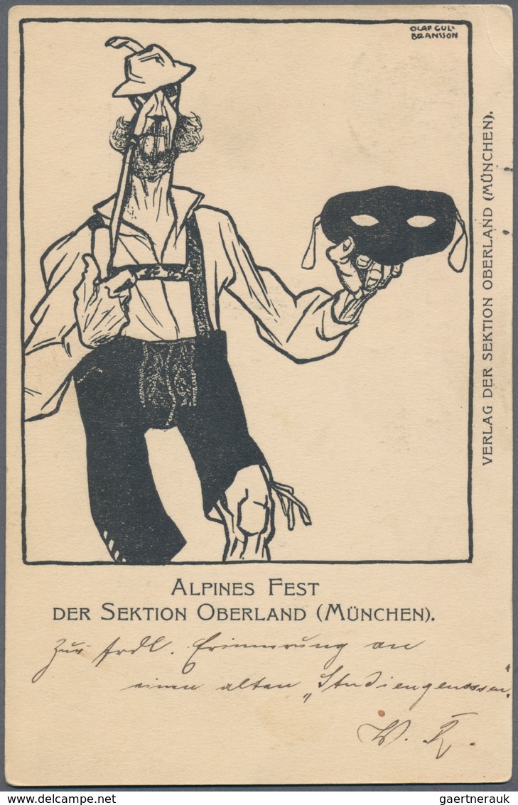 Ansichtskarten: Künstler / Artists: GULBRANSON, Olaf (1873-1948),norwegischer Maler, Grafiker Und Ka - Zonder Classificatie