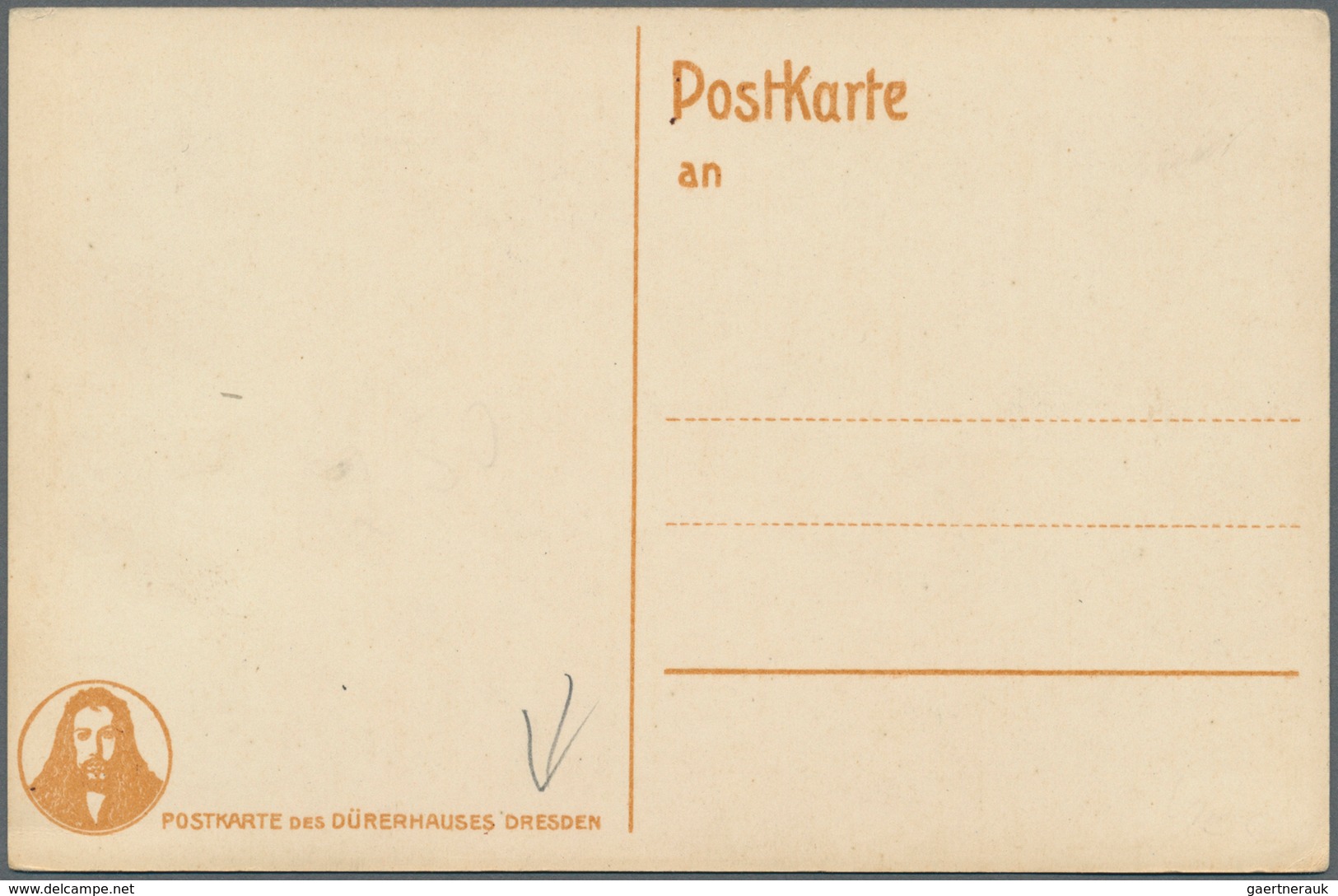 Ansichtskarten: Künstler / Artists: JUGENDSTIL, 4 Künstlerkarten Des Dürerhauses Dresden, Dabei Eine - Ohne Zuordnung