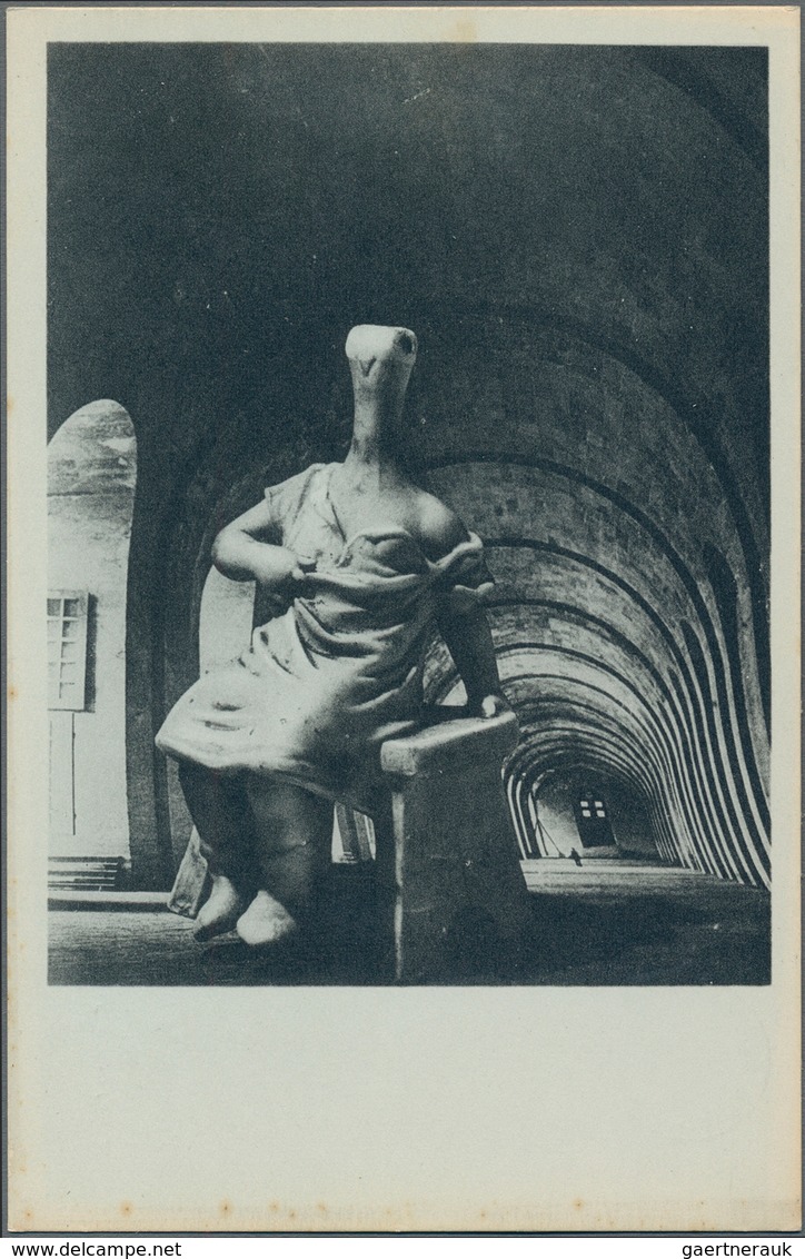 Ansichtskarten: Künstler / Artists: MAAR, Dora (1907-1997), Französische Fotografin, Malerin, Modell - Ohne Zuordnung